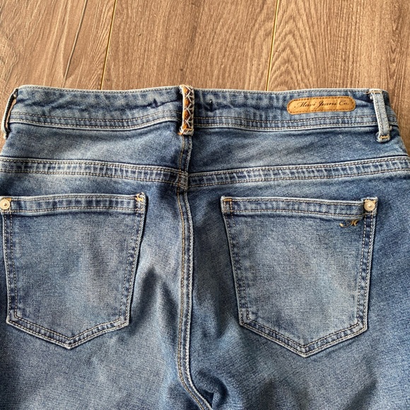 Mavi jeans Tess high rise skinny cropped with fringe and embroidery size 27-28 - Picture 12 of 16